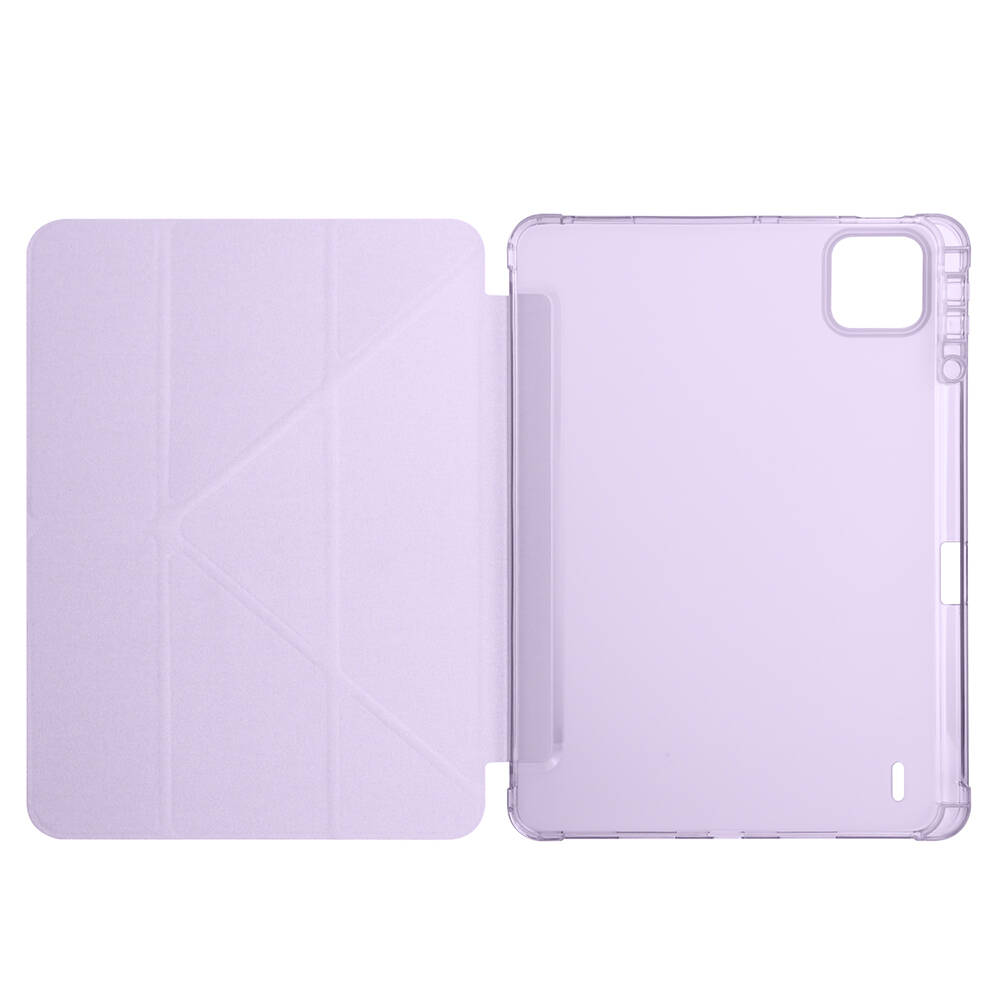 Xiaomi Pad 7 Kılıf Zore Tri Folding Kalem Bölmeli Standlı Kılıf - 21