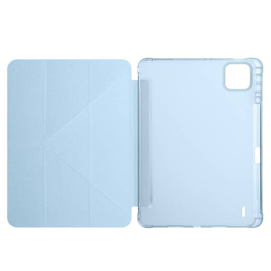 Xiaomi Pad 7 Kılıf Zore Tri Folding Kalem Bölmeli Standlı Kılıf - 23