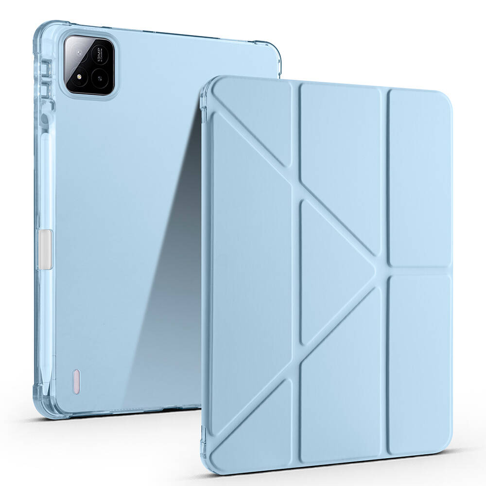 Xiaomi Pad 7 Kılıf Zore Tri Folding Kalem Bölmeli Standlı Kılıf - 6