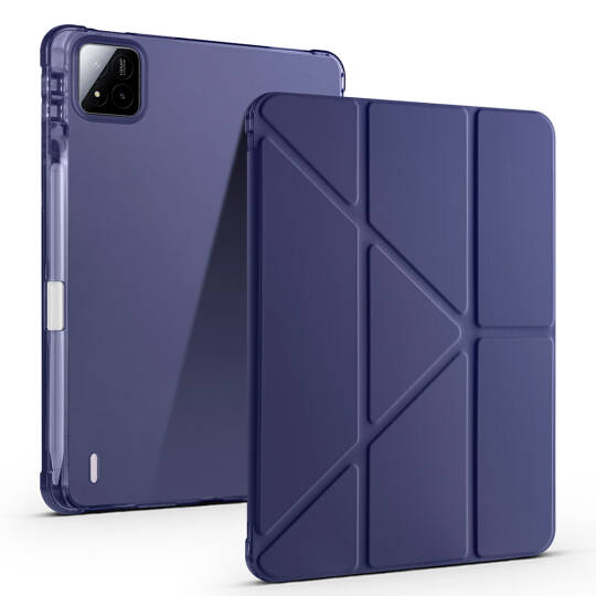 Xiaomi Pad 7 Kılıf Zore Tri Folding Kalem Bölmeli Standlı Kılıf - 4