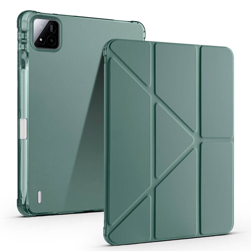 Xiaomi Pad 7 Kılıf Zore Tri Folding Kalem Bölmeli Standlı Kılıf - 3