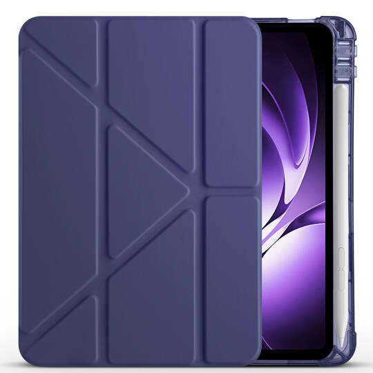 Xiaomi Redmi K Pad Kılıf Zore Tri Folding Kalem Bölmeli Standlı Kılıf - 9