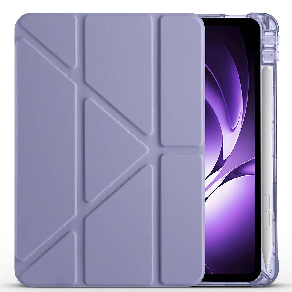 Xiaomi Redmi K Pad Kılıf Zore Tri Folding Kalem Bölmeli Standlı Kılıf - 13