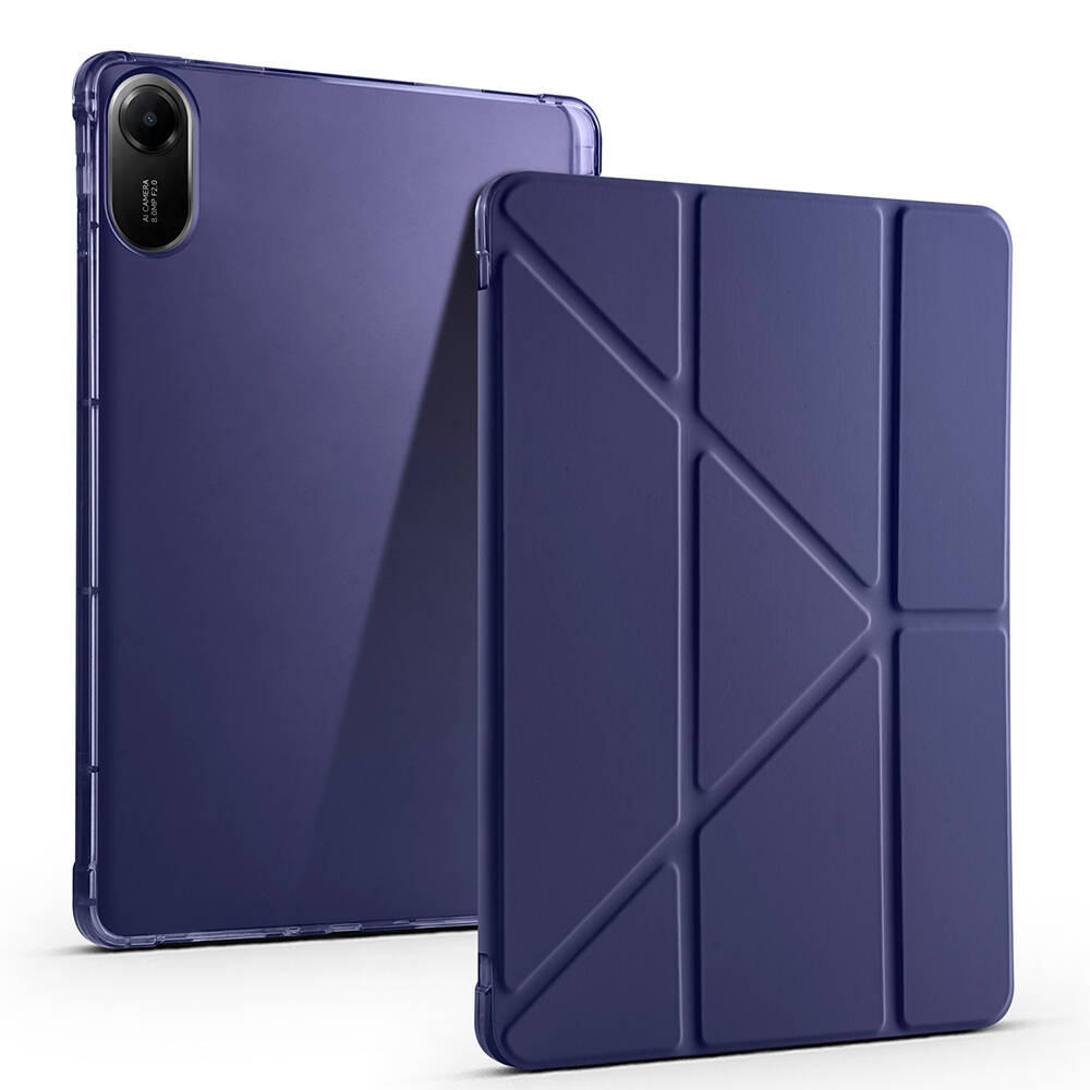 Xiaomi Redmi Pad 2 Kılıf Zore Tri Folding Kalem Bölmeli Standlı Kılıf - 6