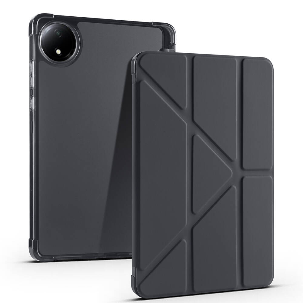 Xiaomi Redmi Pad SE 8.7 Kılıf Zore Tri Folding Kalem Bölmeli Standlı Kılıf - 7