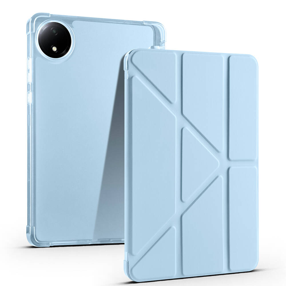 Xiaomi Redmi Pad SE 8.7 Kılıf Zore Tri Folding Kalem Bölmeli Standlı Kılıf - 6