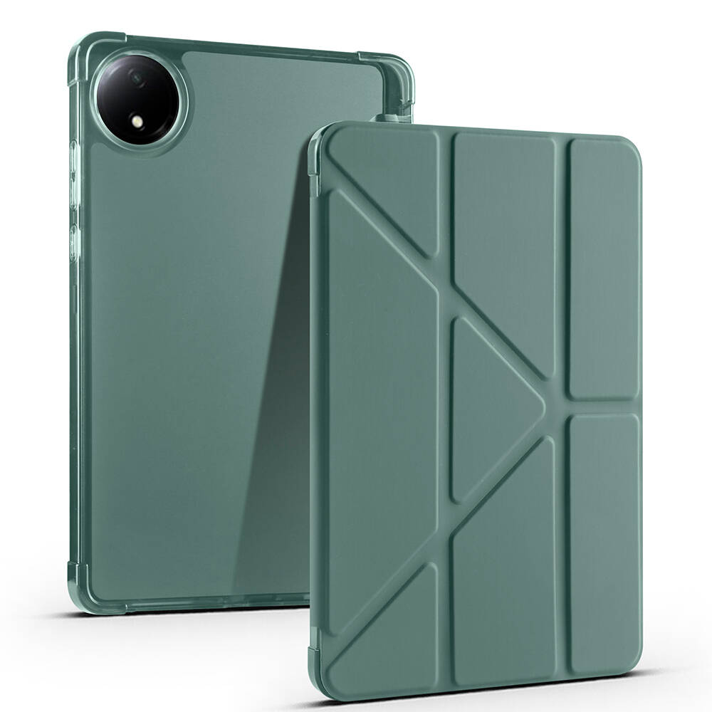 Xiaomi Redmi Pad SE 8.7 Kılıf Zore Tri Folding Kalem Bölmeli Standlı Kılıf - 3