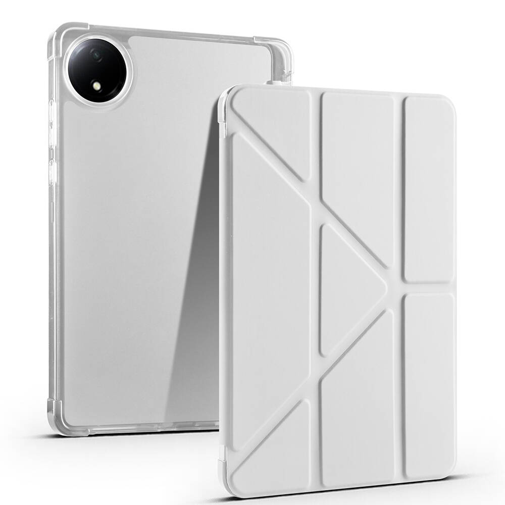 Xiaomi Redmi Pad SE 8.7 Kılıf Zore Tri Folding Kalem Bölmeli Standlı Kılıf - 1