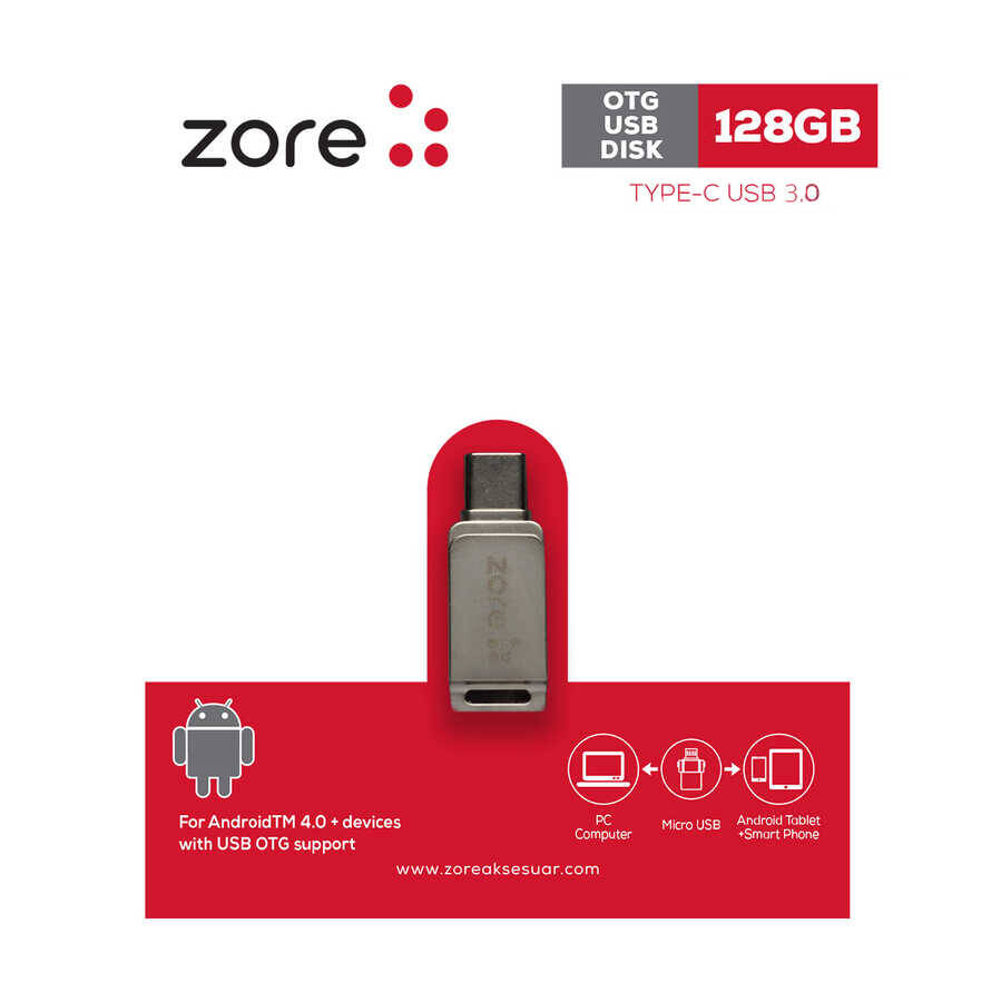 Zore 3.0 Type-C Metal OTG 128 GB - 1