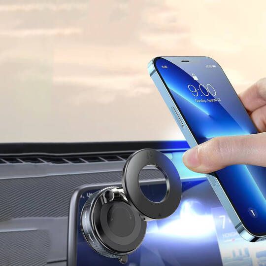 Zore K007 Eko 360 Derece Dönebilen Vakum Özellikli Magnetik Telefon Tutucu - 4
