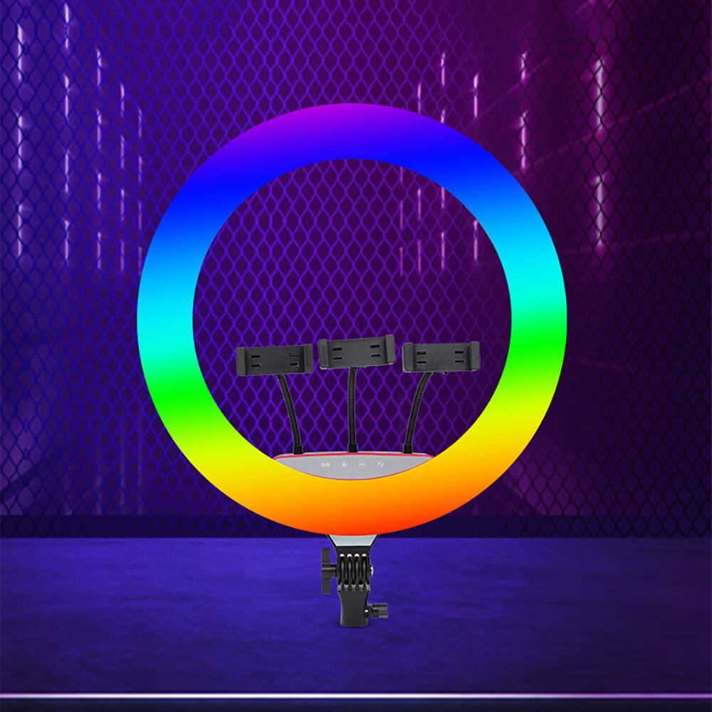 Zore LJJ18 RGB Light 45cm Işıklı Telefon Tutucu Ring Light - 3