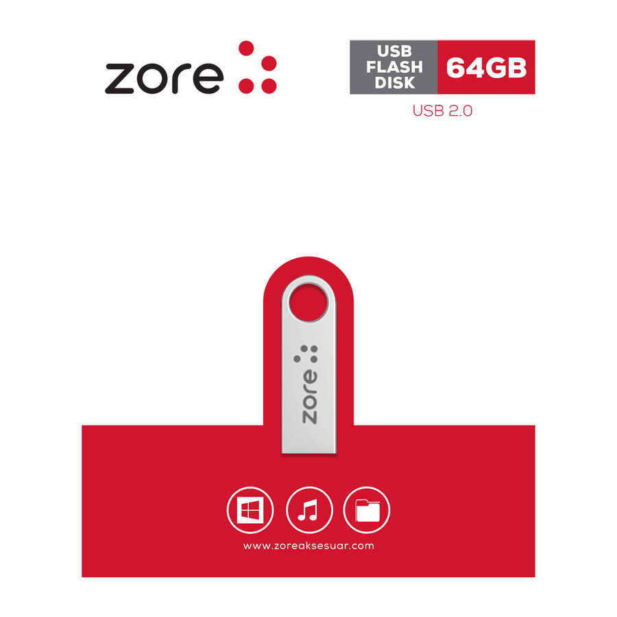 Zore Metal USB Flash Disk 64GB - 2