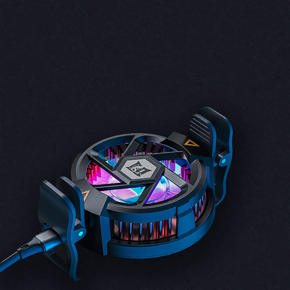 Zore N5 Magnetik Yapıştırmalı 10W TEC Soğutma Sistemli RGB Işıklı Telefon Soğutucu Fan - 7