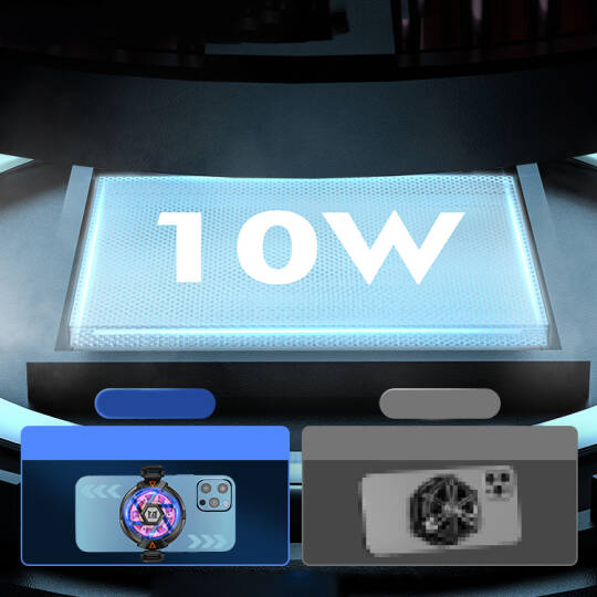 Zore N5 Magnetik Yapıştırmalı 10W TEC Soğutma Sistemli RGB Işıklı Telefon Soğutucu Fan - 9