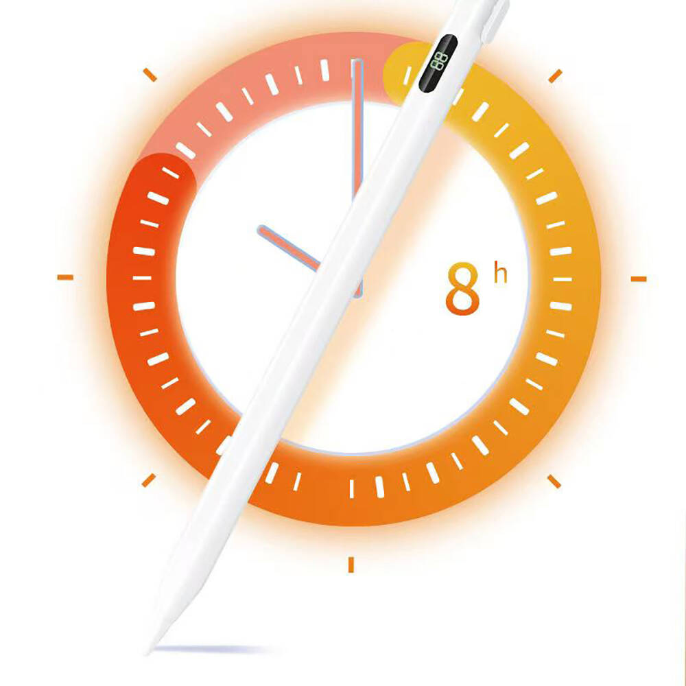 Zore Pencil 18 Stylus Universal Dijital Led Göstergeli Dokunmatik Tablet Kalemi - 3