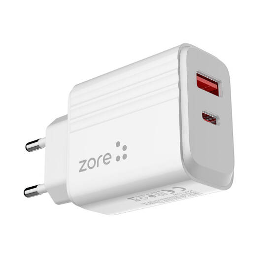 Zore Play Serisi PL05 Lightning 2in1 Seyahat Şarj Aleti 20W - 3