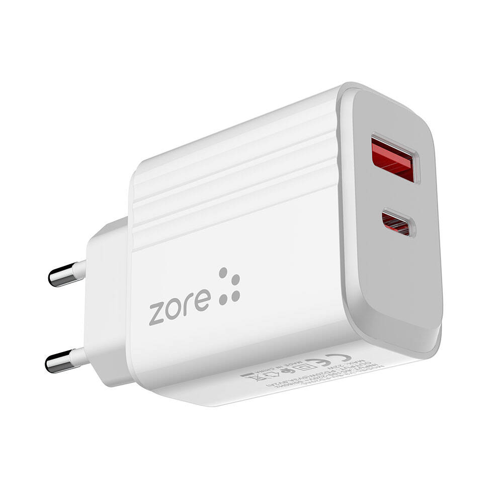 Zore Play Serisi PL05 Lightning 2in1 Seyahat Şarj Aleti 20W - 3