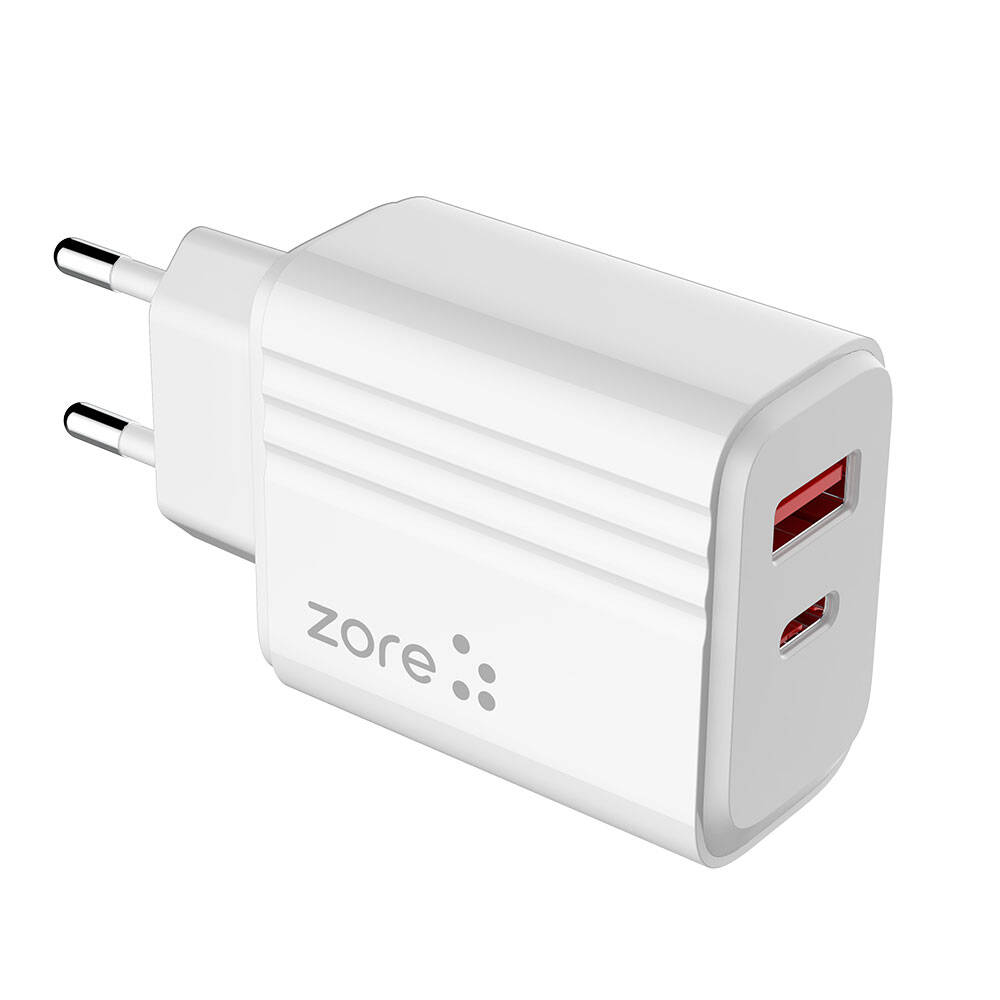 Zore Play Serisi PL08 Type-C to Lightning 2in1 PD Seyahat Şarj Aleti 20W - 4