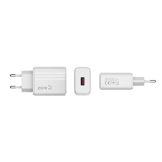Zore Play Serisi PL1 Type-C 2in1 Seyahat Şarj Aleti 12W - 4