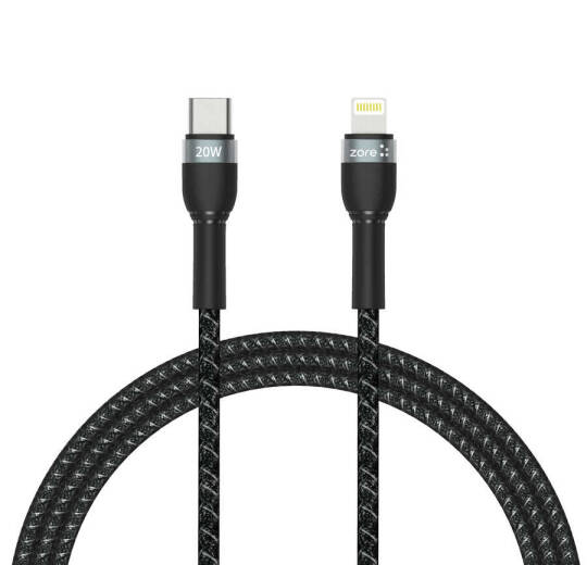 Zore Shira Serisi Type-C to Lightning PD Kablo 1m - 2