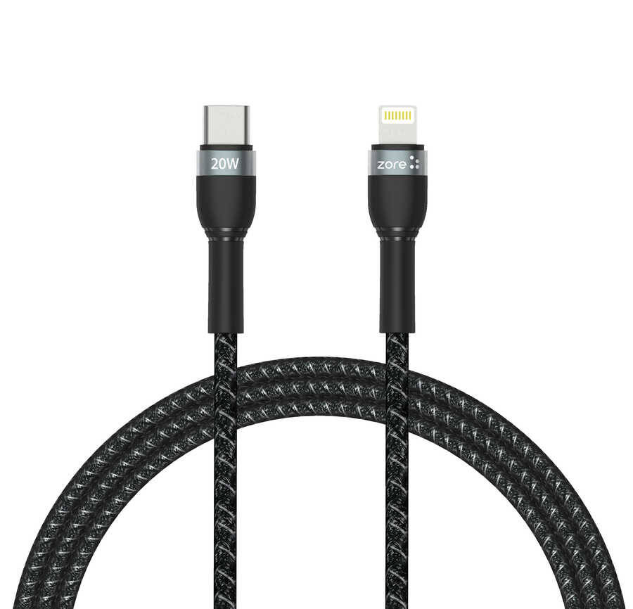 Zore Shira Serisi Type-C to Lightning PD Kablo 1m - 2